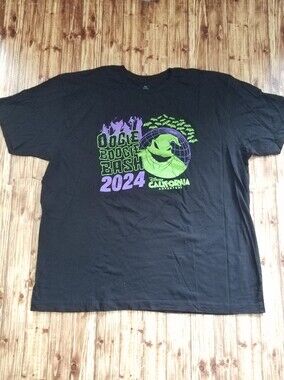 Disney Oogie Boogie Bash 2024 Black 2XL Men's Shirt Nightmare Before Christmas